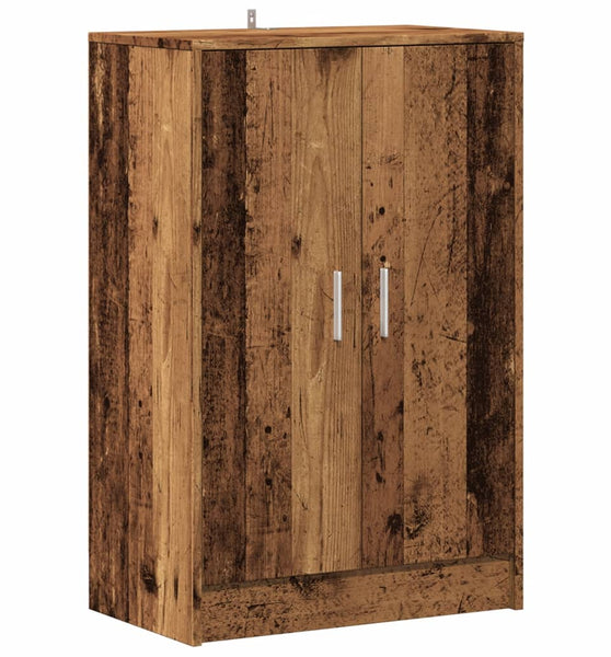 Schuhschrank Altholz-Optik 60x35x92 cm Holzwerkstoff