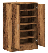 Schuhschrank Altholz-Optik 60x35x92 cm Holzwerkstoff