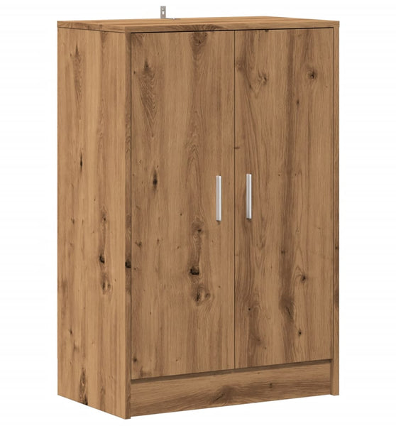 Schuhschrank Artisan-Eiche 60x35x92 cm Holzwerkstoff