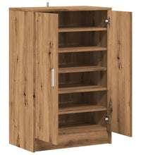 Schuhschrank Artisan-Eiche 60x35x92 cm Holzwerkstoff