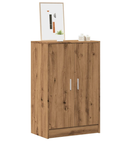 Schuhschrank Artisan-Eiche 60x35x92 cm Holzwerkstoff