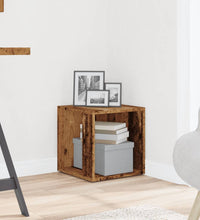 Beistelltisch Altholz-Optik 33x33x34 cm Holzwerkstoff