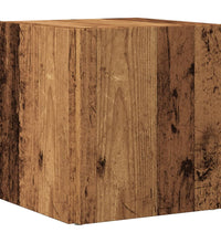 Beistelltisch Altholz-Optik 33x33x34 cm Holzwerkstoff