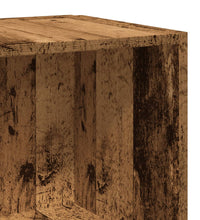 Beistelltisch Altholz-Optik 33x33x34 cm Holzwerkstoff