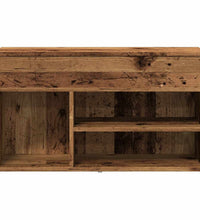 Schuhbank Altholz-Optik 80x30x45 cm Holzwerkstoff