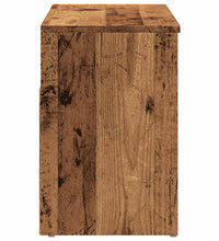 Schuhbank Altholz-Optik 80x30x45 cm Holzwerkstoff