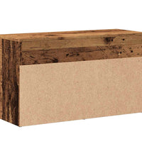 Schuhbank Altholz-Optik 80x30x45 cm Holzwerkstoff