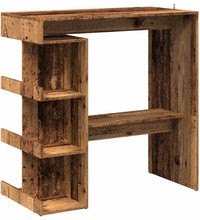Bartisch mit Regal Altholz-Optik 100x48x101,5 cm