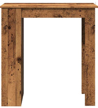 Bartisch mit Regal Altholz-Optik 102x50x103,5 cm Holzwerkstoff