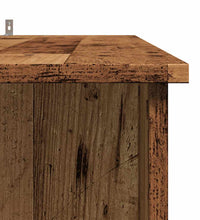 Bartisch mit Regal Altholz-Optik 102x50x103,5 cm Holzwerkstoff