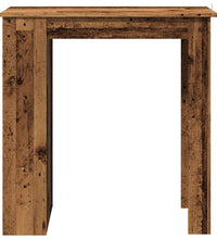 Bartisch mit Regal Altholz-Optik 102x50x103,5 cm