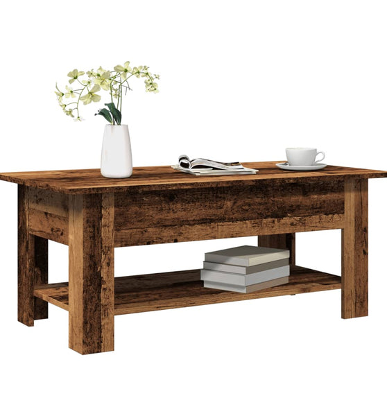 Couchtisch Altholz-Optik 102x55x42 cm Holzwerkstoff