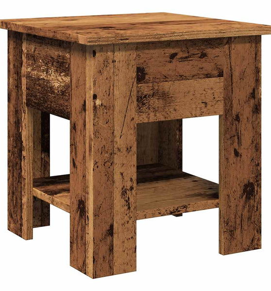 Couchtisch Altholz-Optik 40x40x42 cm Holzwerkstoff