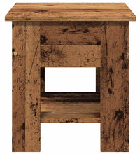 Couchtisch Altholz-Optik 40x40x42 cm Holzwerkstoff