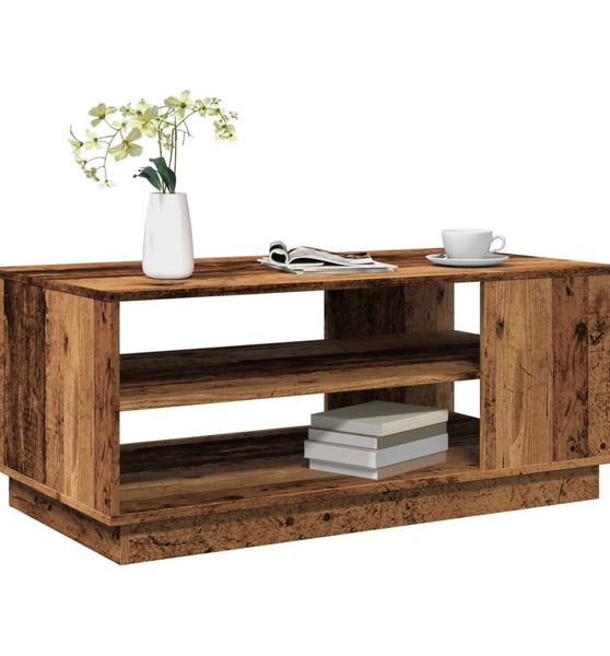 Couchtisch Altholz-Optik 102x55x43 cm Holzwerkstoff