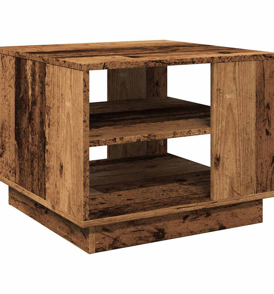 Couchtisch Altholz-Optik 55x55x42 cm Holzwerkstoff