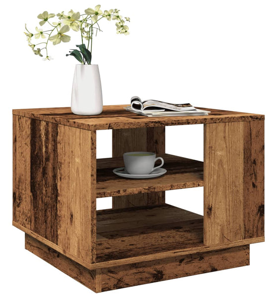 Couchtisch Altholz-Optik 55x55x42 cm Holzwerkstoff