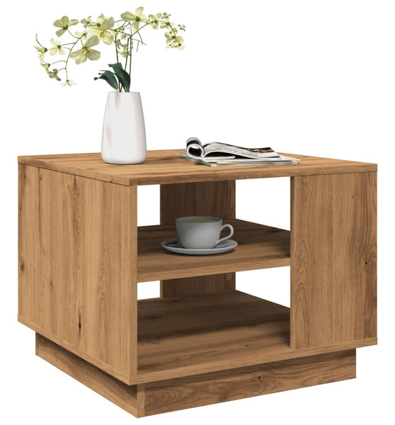 Couchtisch Artisan-Eiche 55x55x42 cm Holzwerkstoff