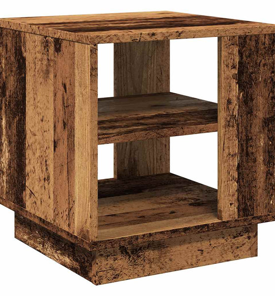 Couchtisch Altholz-Optik 40x40x43 cm Holzwerkstoff