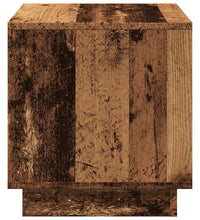 Couchtisch Altholz-Optik 40x40x43 cm Holzwerkstoff