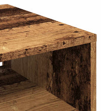 Couchtisch Altholz-Optik 40x40x43 cm Holzwerkstoff