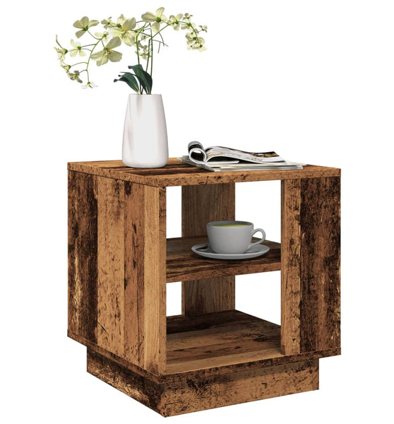 Couchtisch Altholz-Optik 40x40x43 cm Holzwerkstoff