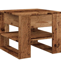 Couchtisch Altholz-Optik 55,5x55x45 cm Holzwerkstoff