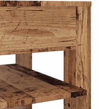 Couchtisch Altholz-Optik 55,5x55x45 cm Holzwerkstoff