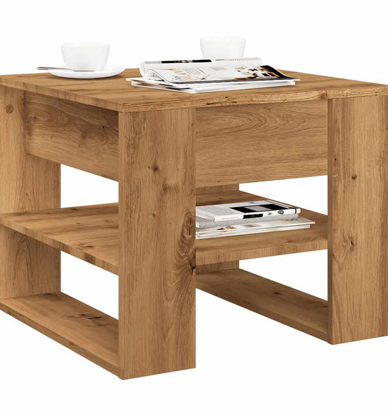 Couchtisch Artisan-Eiche 55,5x55x45 cm Holzwerkstoff