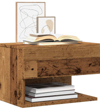Wand-Nachttische 2 Stk. Altholz-Optik