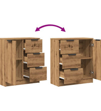 Sideboard Artisan-Eiche 60x30x70 cm Holzwerkstoff