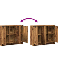 Sideboard Altholz-Optik 90,5x30x70 cm Holzwerkstoff