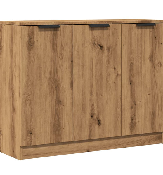 Sideboard Artisan-Eiche 90,5x30x70 cm Holzwerkstoff