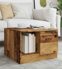 Couchtisch Altholz-Optik 50x50x36 cm Holzwerkstoff