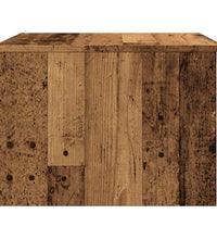 Couchtisch Altholz-Optik 50x50x36 cm Holzwerkstoff