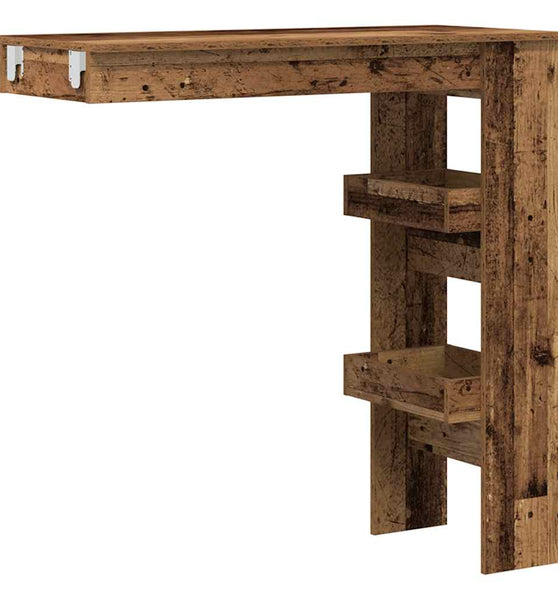 Wand-Bartisch Altholz-Optik 102x45x103,5 cm Holzwerkstoff