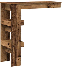 Wand-Bartisch Altholz-Optik 102x45x103,5 cm Holzwerkstoff