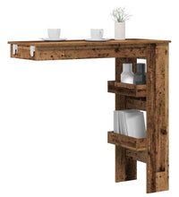 Wand-Bartisch Altholz-Optik 102x45x103,5 cm Holzwerkstoff