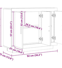 Sideboard Altholz-Optik 92x35x75 cm Holzwerkstoff