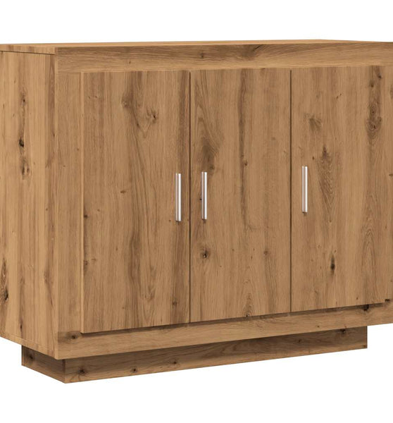 Sideboard Artisan-Eiche 92x35x75 cm Holzwerkstoff