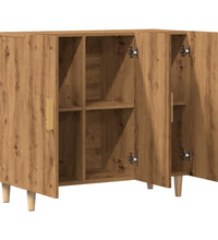 Sideboard Artisan-Eiche 90x34x80 cm Holzwerkstoff