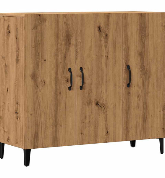 Sideboard Artisan-Eiche 90x34x80 cm Holzwerkstoff