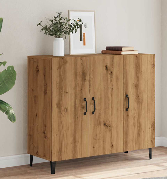 Sideboard Artisan-Eiche 90x34x80 cm Holzwerkstoff