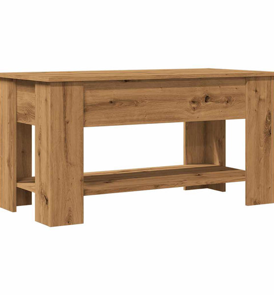 Couchtisch Artisan-Eiche 101x49x52 cm Holzwerkstoff