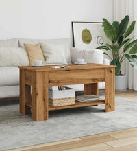 Couchtisch Artisan-Eiche 101x49x52 cm Holzwerkstoff