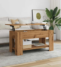 Couchtisch Artisan-Eiche 101x49x52 cm Holzwerkstoff