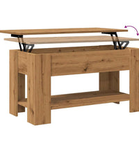 Couchtisch Artisan-Eiche 101x49x52 cm Holzwerkstoff