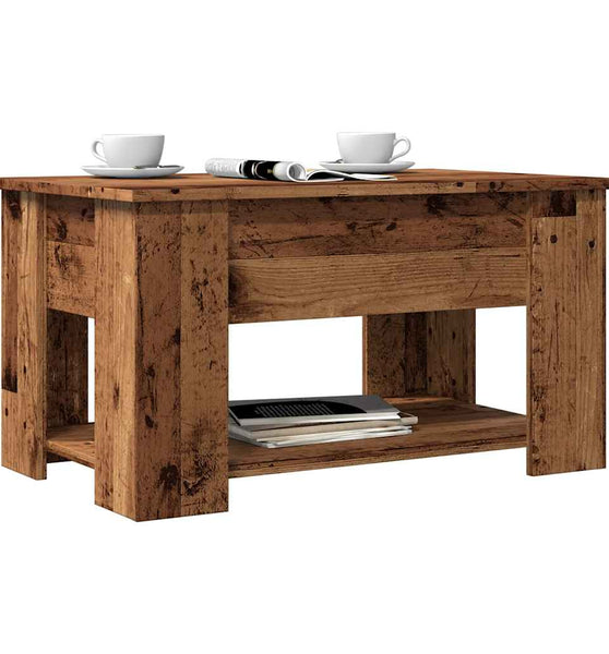 Couchtisch Altholz-Optik 79x49x41 cm Holzwerkstoff