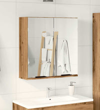 Bad-Spiegelschrank Artisan-Eiche 64x20x66,5 cm Holzwerkstoff