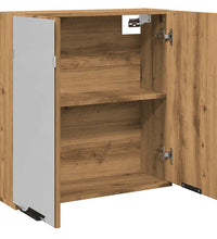 Bad-Spiegelschrank Artisan-Eiche 64x20x66,5 cm Holzwerkstoff